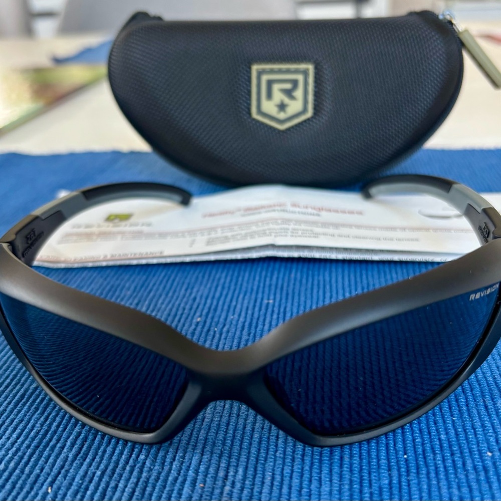 Revision Hellfly Black Sunglasses with Case